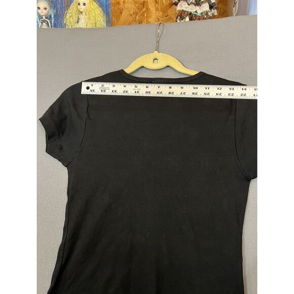 Vintage ODM Latina Glitter Shirt Traviesa Tight Crop In Size Large Naughty Fun - Picture 9 of 9